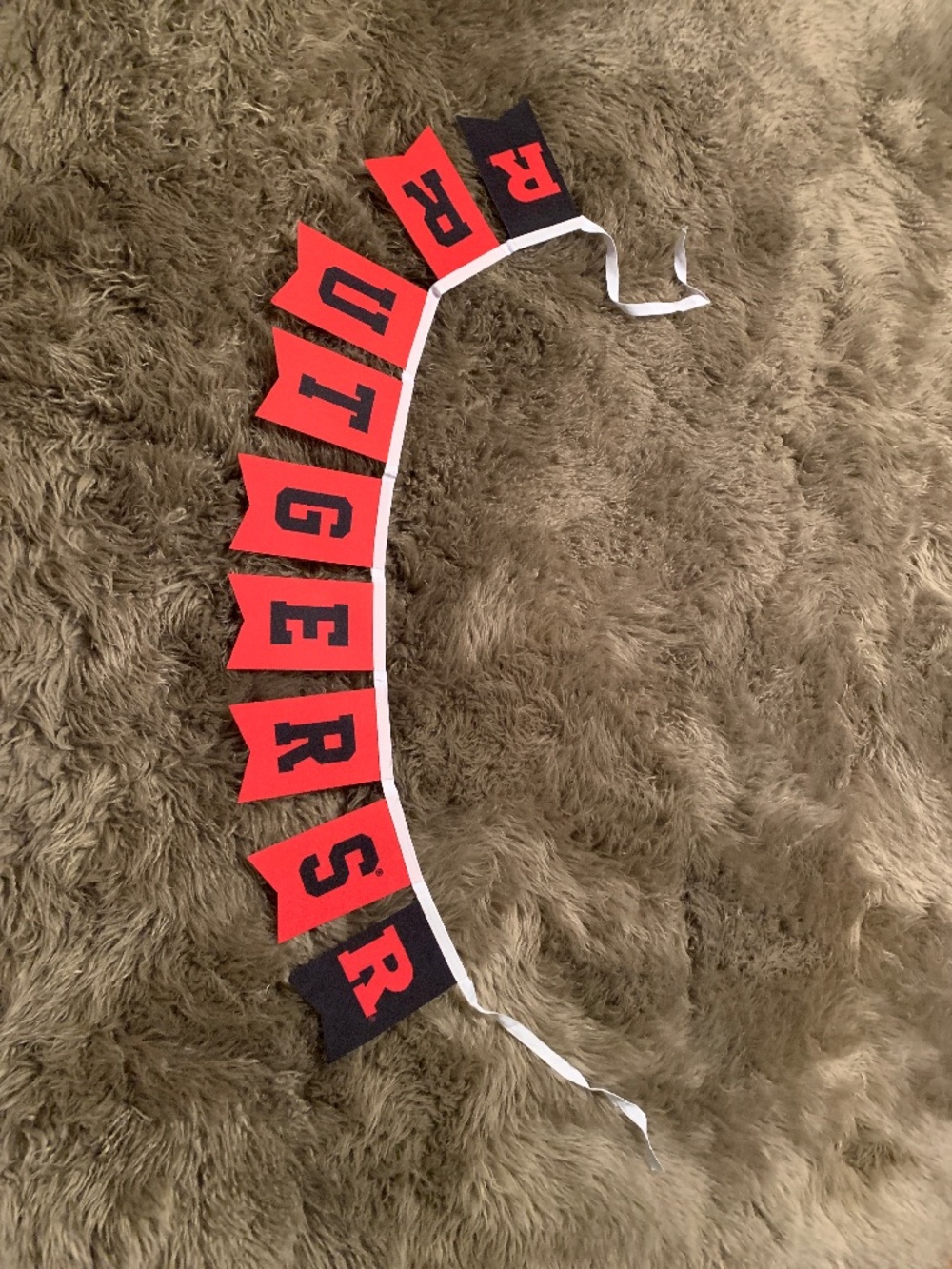 Rutgers Scarlet Knights Banner String Pennant Flags